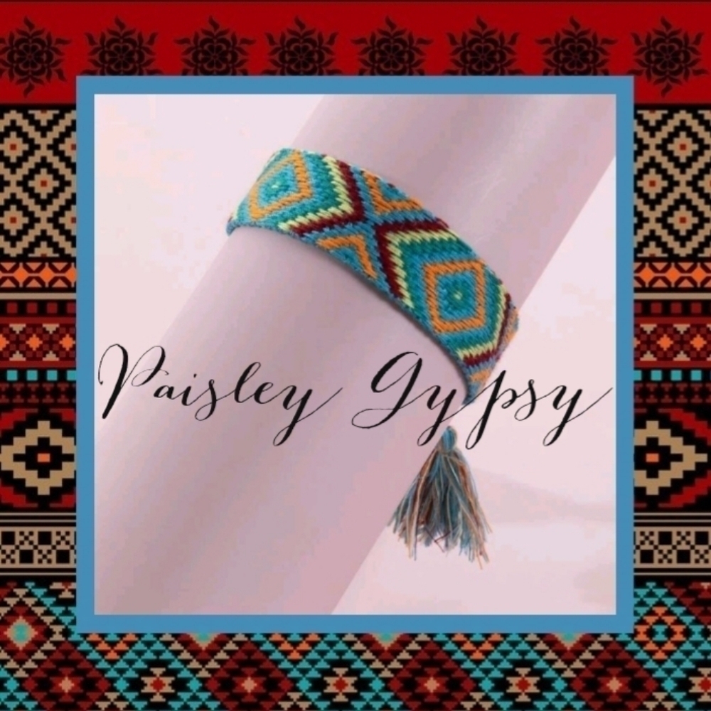 Aztec Inspired Woven Bohemian Bracelet